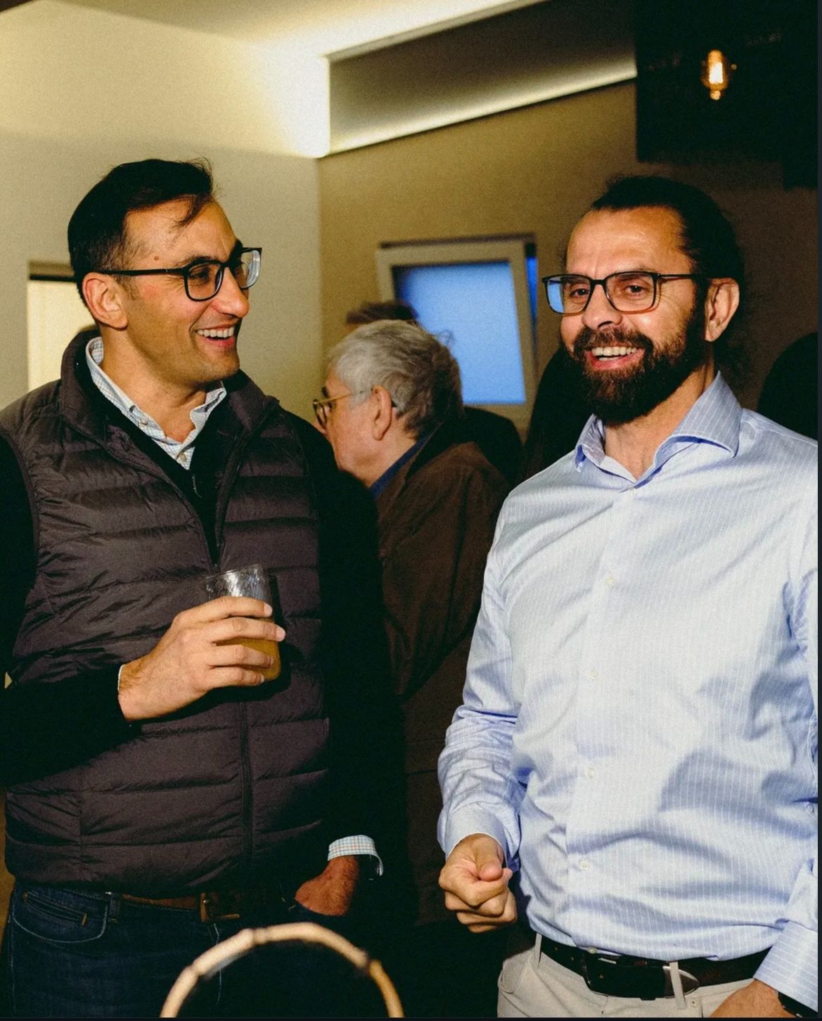 Membres du Cercle à la soirée de Nyon