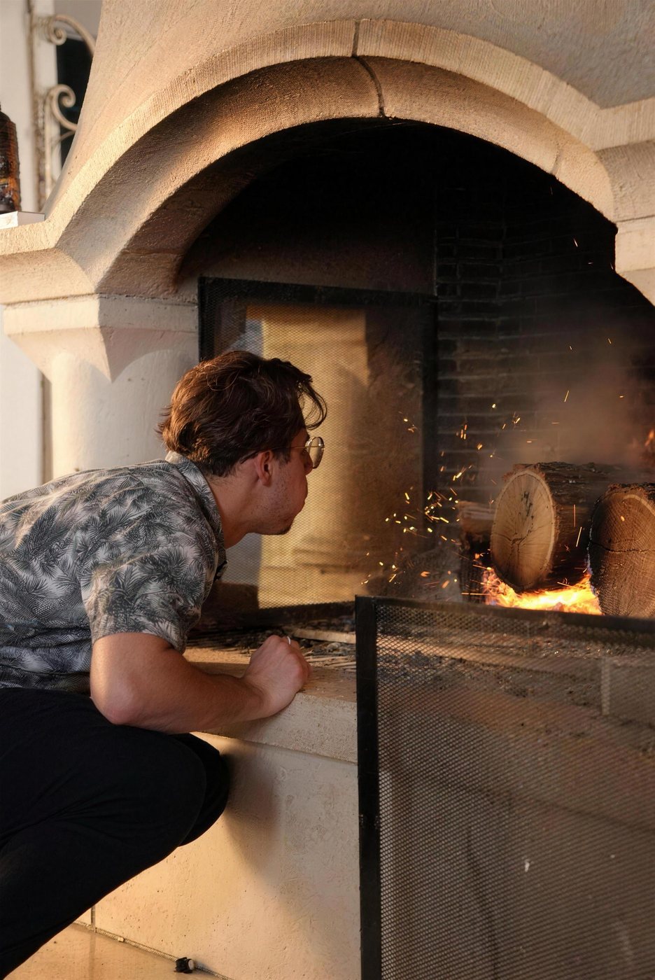 Soirée d’automne au coin du feu